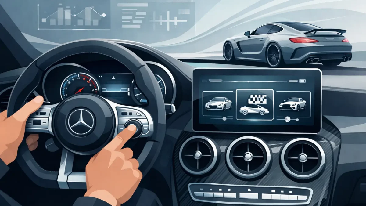 Mercedes AMG Menu Activation for Better Control
