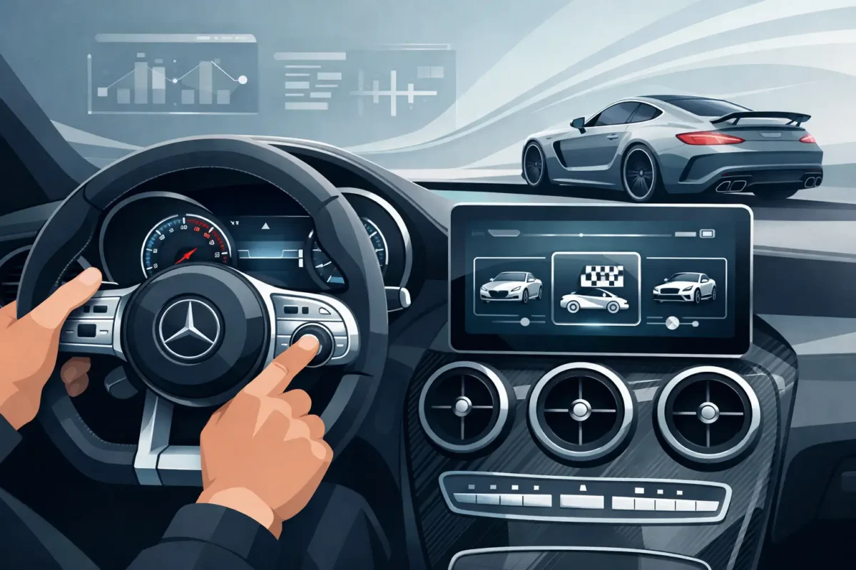 Mercedes AMG Menu Activation for Better Control